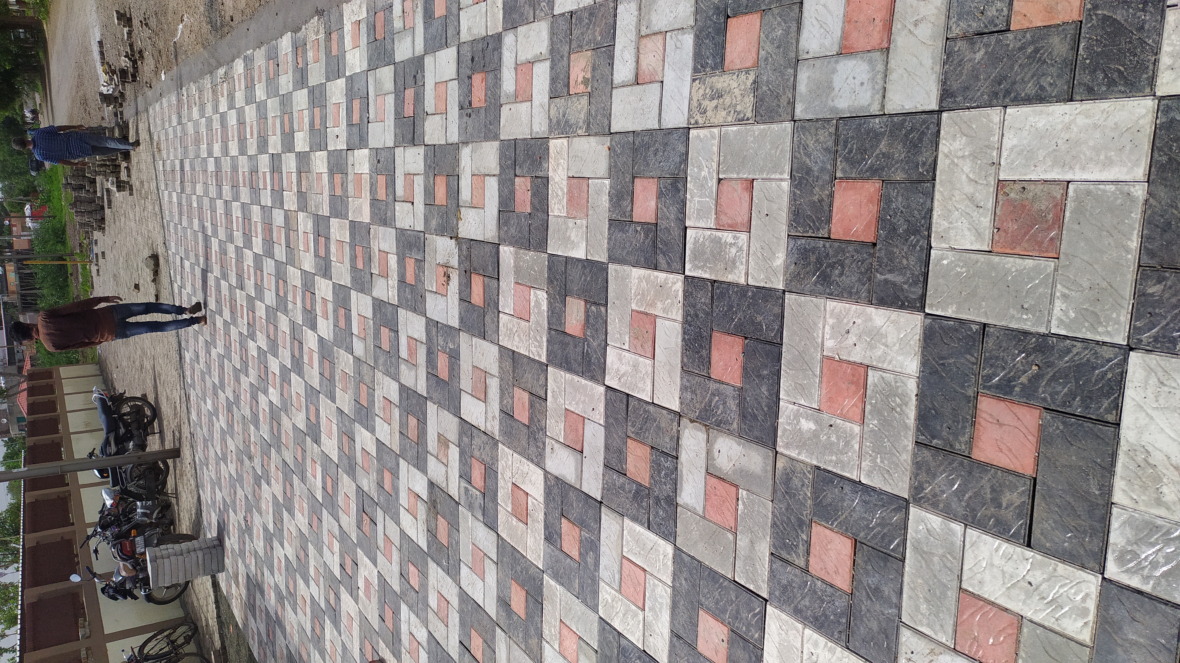 rectangle paver block design